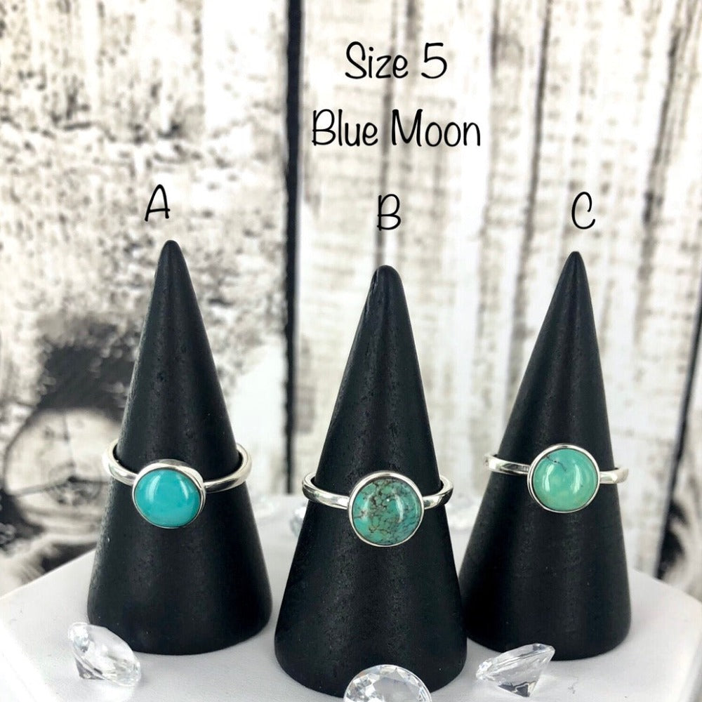 Desert Storms (blue moon turquoise) Ring