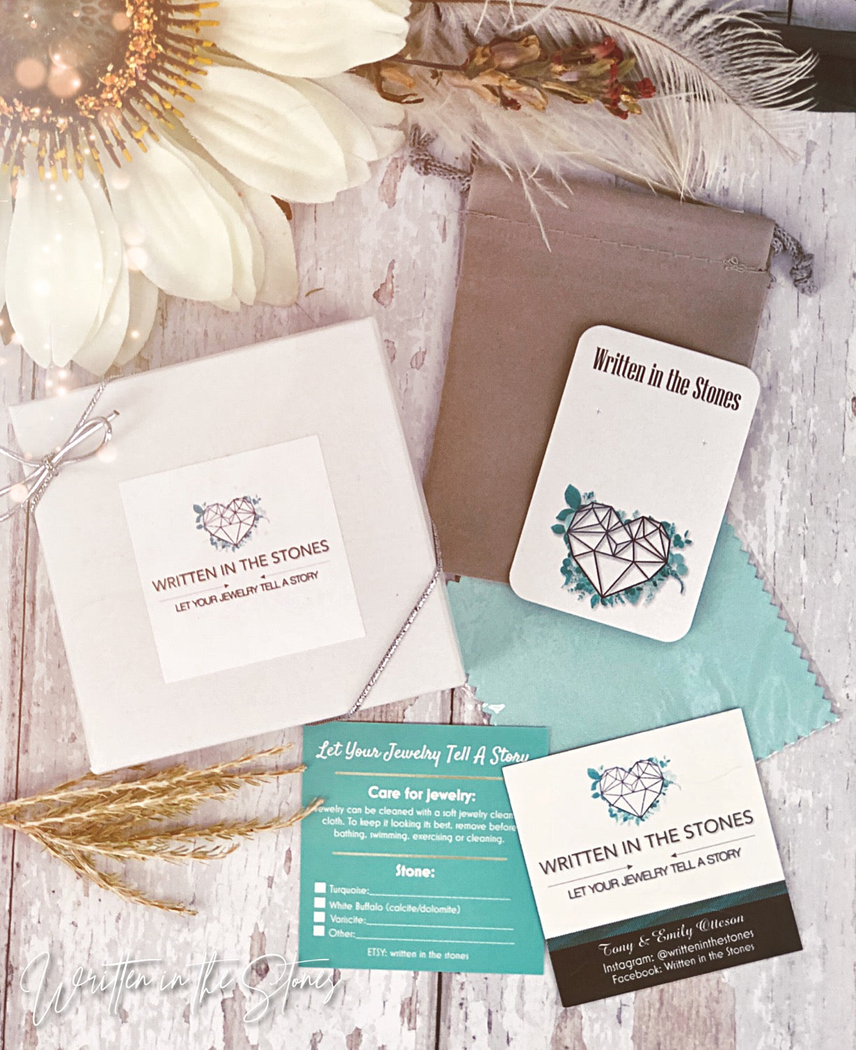 Matters of the Heart {white buffalo} Necklace