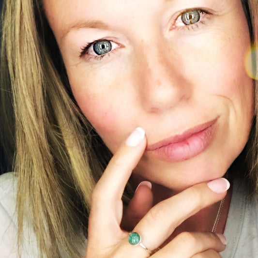 Desert Storms (blue moon turquoise) Ring