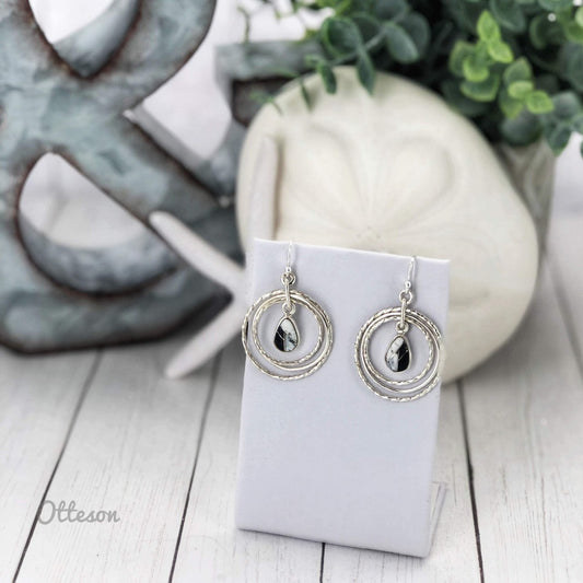 Solar Serenity {White Buffalo} Earrings