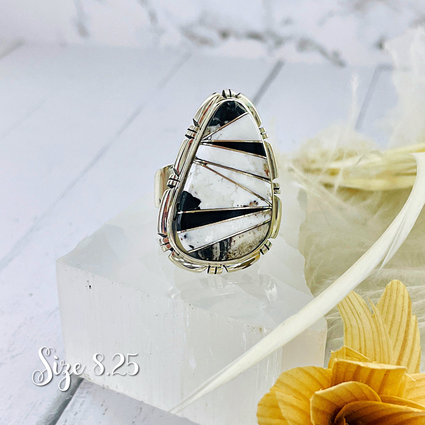 Ava {White Buffalo} Ring