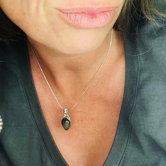 Hidden Rainbows (Labradorite) pendant