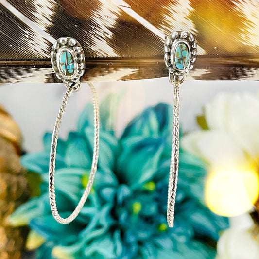 Girls Just Wanna Have Fun {Sierra Nevada turquoise} Stud & Hoops