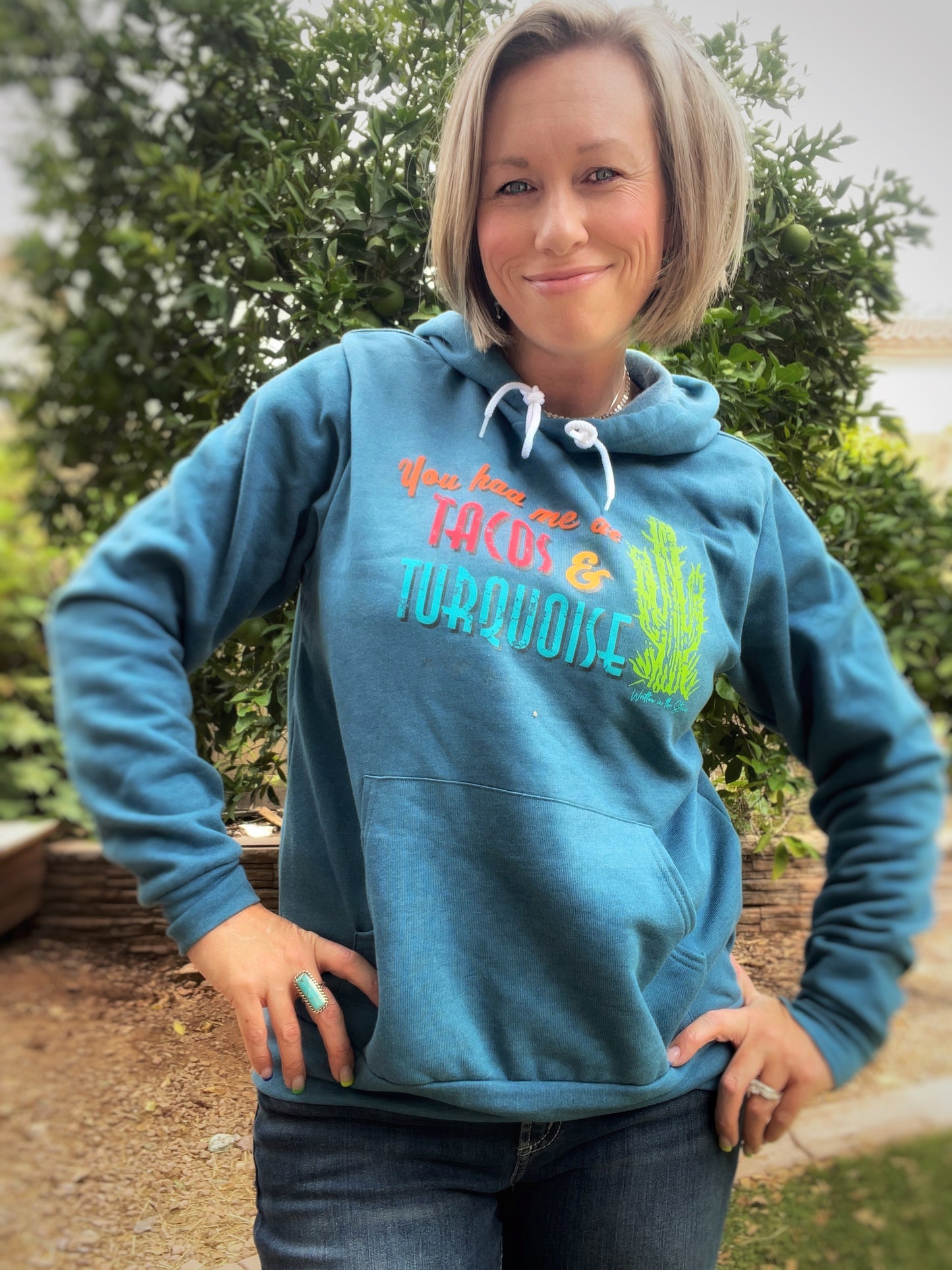 PREORDER: You had me at Tacos & Turquoise SWEATSHIRT