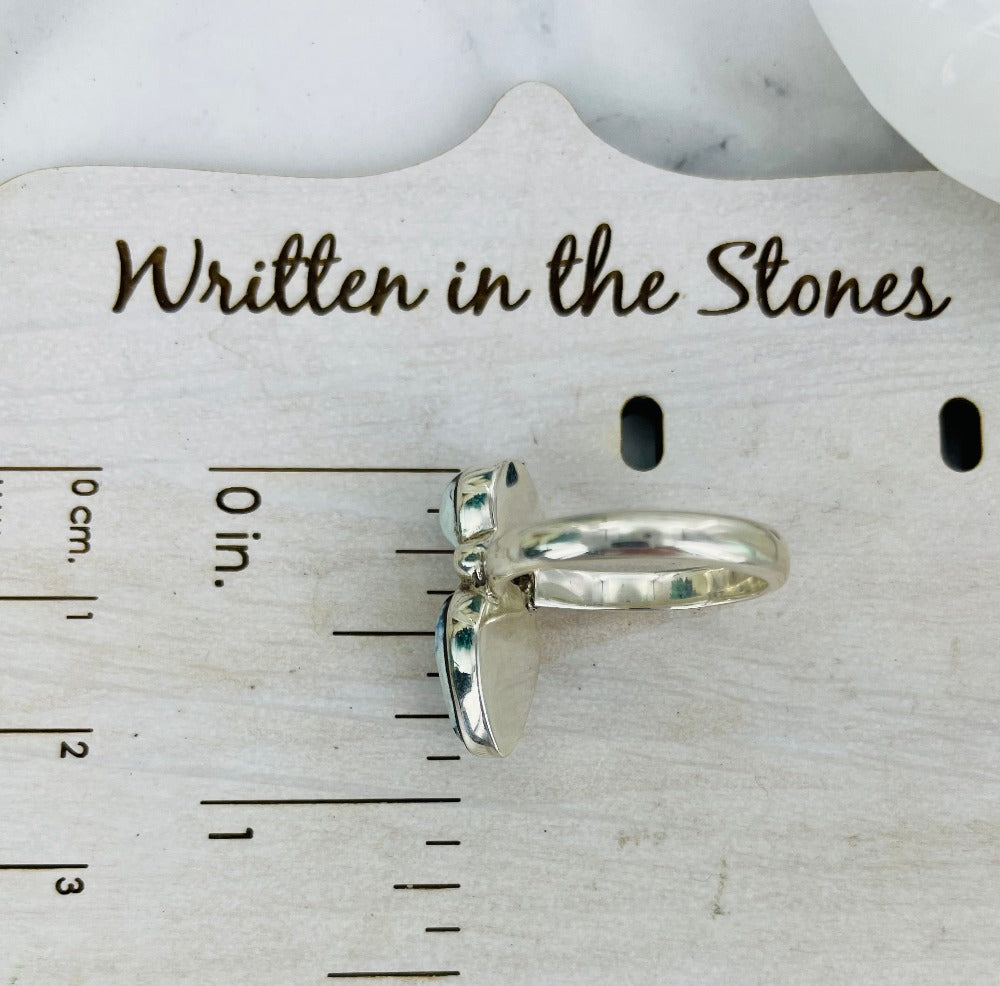 North South (Turquoise) ring