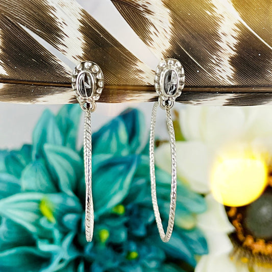 Girls Just Wanna Have Fun {White Buffalo} Stud & Hoops