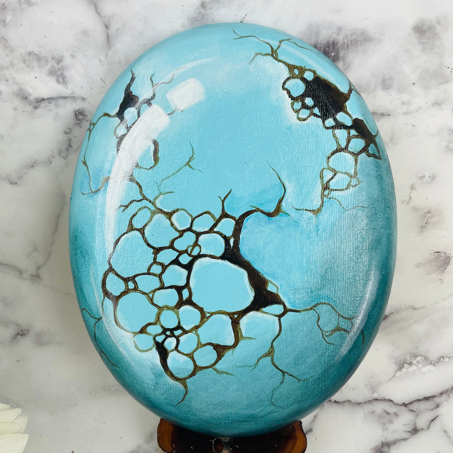 Turquoise Nugget Painting