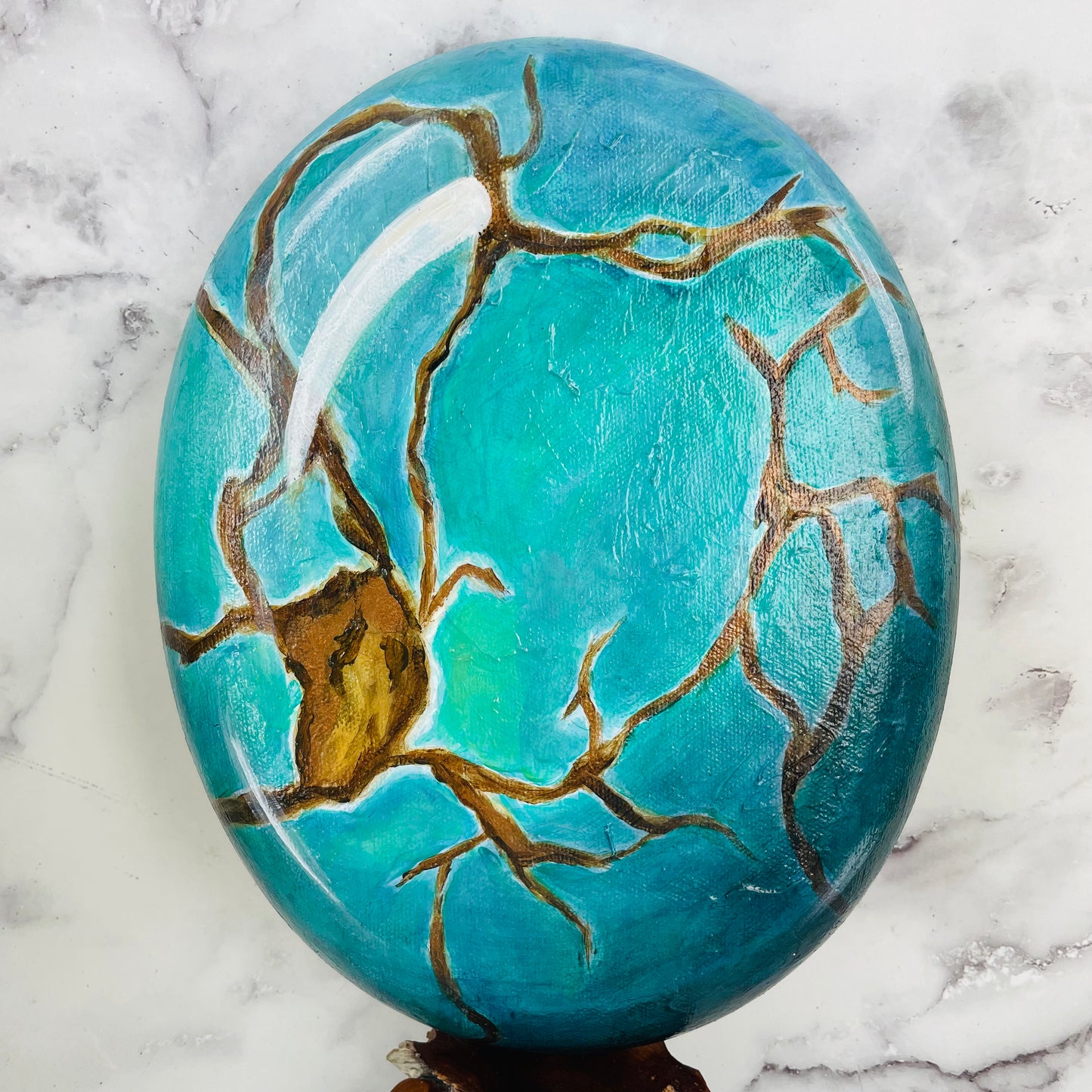 Turquoise Cab Painting
