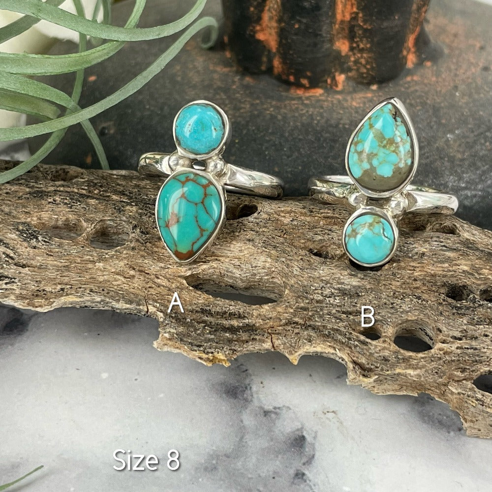 North South (Turquoise) ring