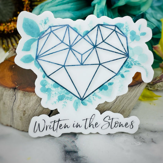 Written in the Stones Logo sticker