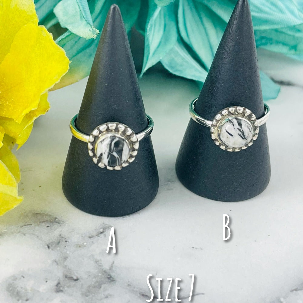King of Shadows (White Buffalo) Ring