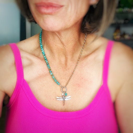 Dragonfly Flight Necklace