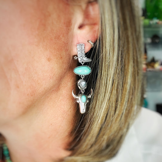 Boots & Bulls Earrings