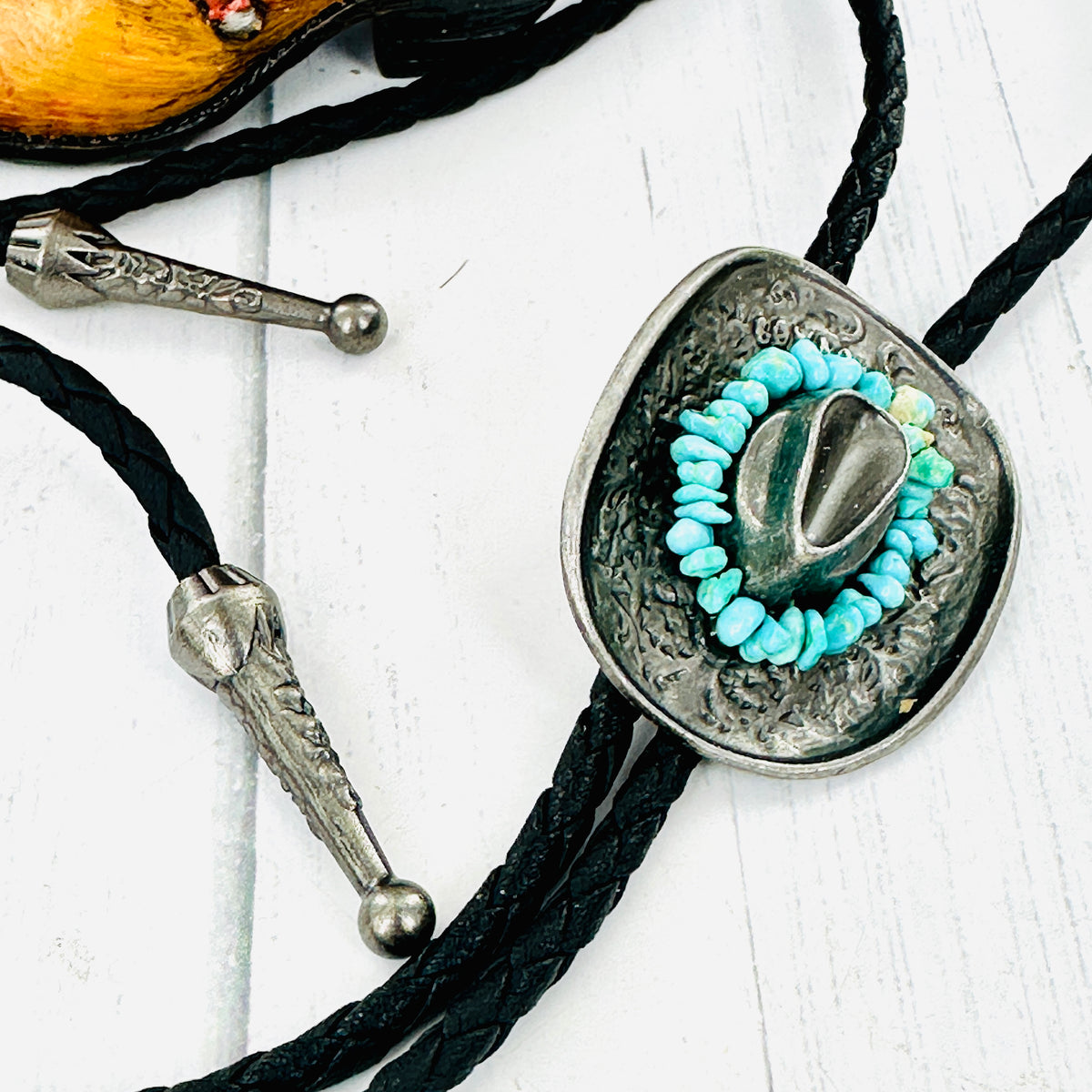 Cowboy Hat Bolo Tie – Written in the Stones display picture 1