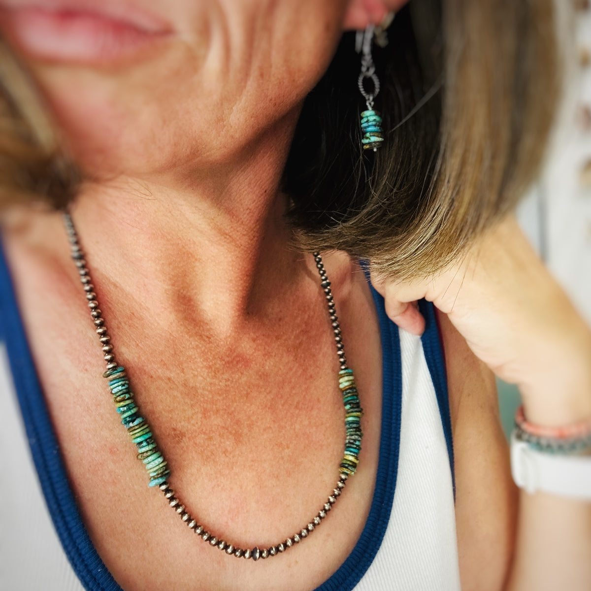 Earth & Sky {Hubei Turquoise} Necklace & Earrings Set