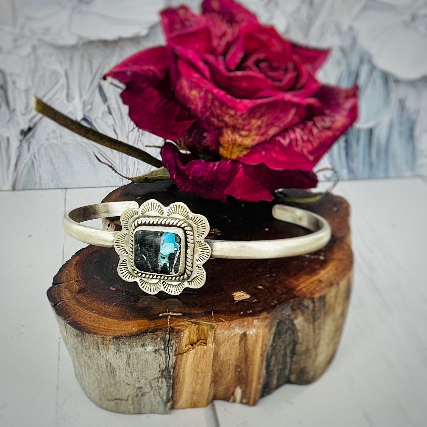Blackwater (Blue Moon Turquoise) Cuff Bracelet
