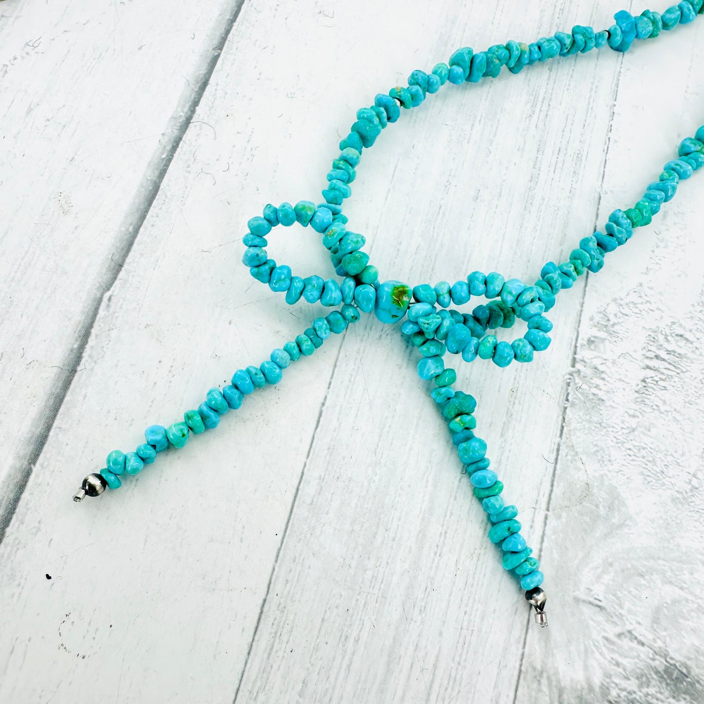Turquoise Bow Necklace