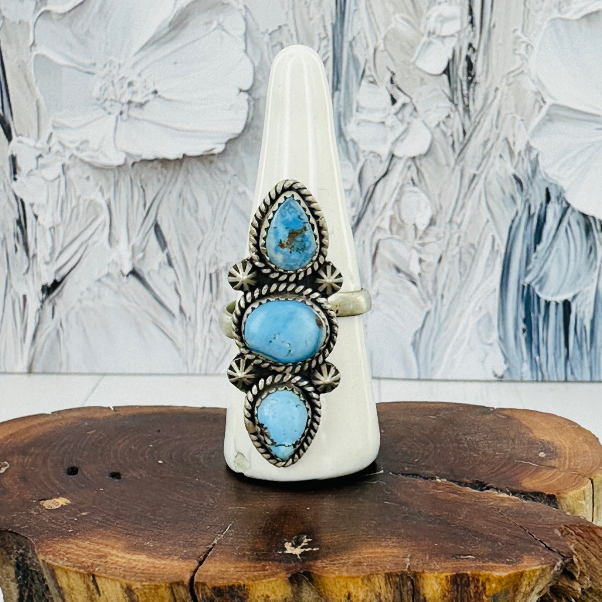 Triple Stone Rings
