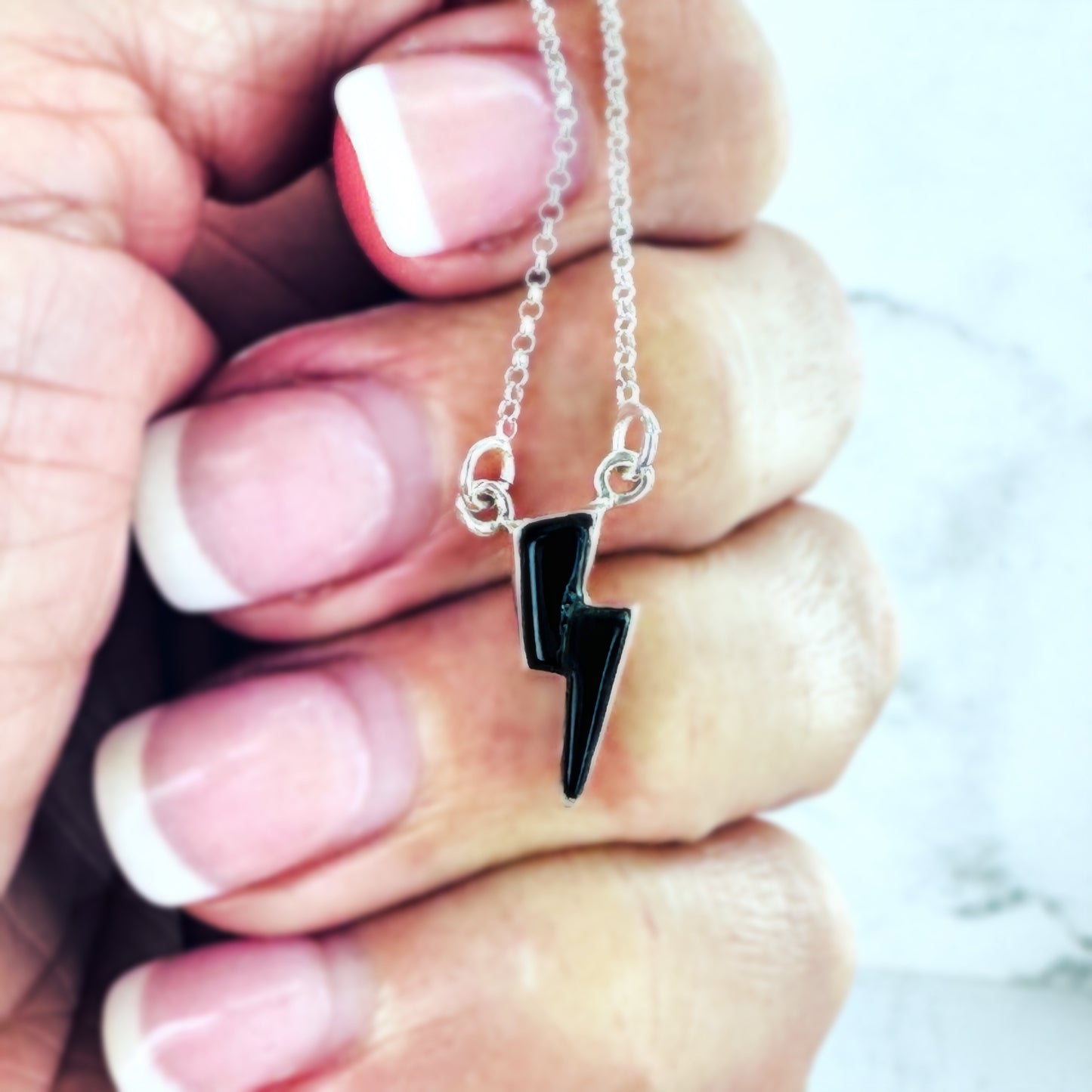 Mini Lightning Bolt Necklace