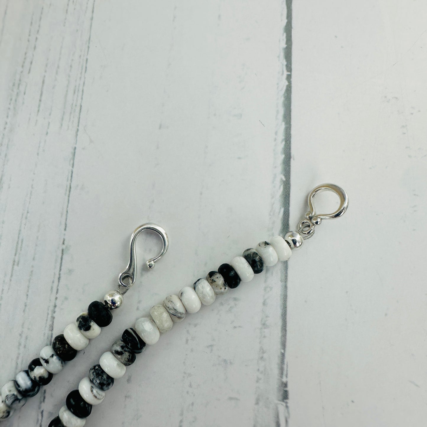 White Buffalo Bow Necklace