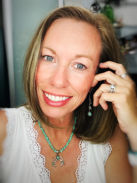 Kokopelli's Dream {Sierra Nevada turquoise} Necklace