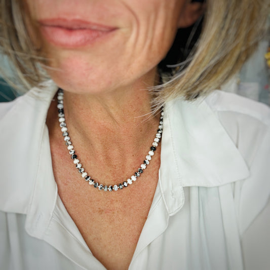 Free Soul (white buffalo) Beaded Necklace