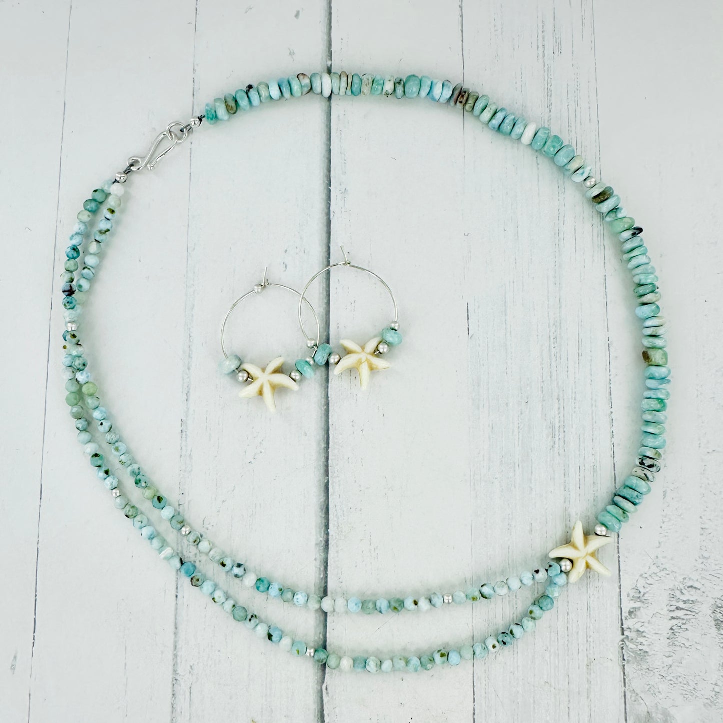 Larimar & the Starfish Necklace