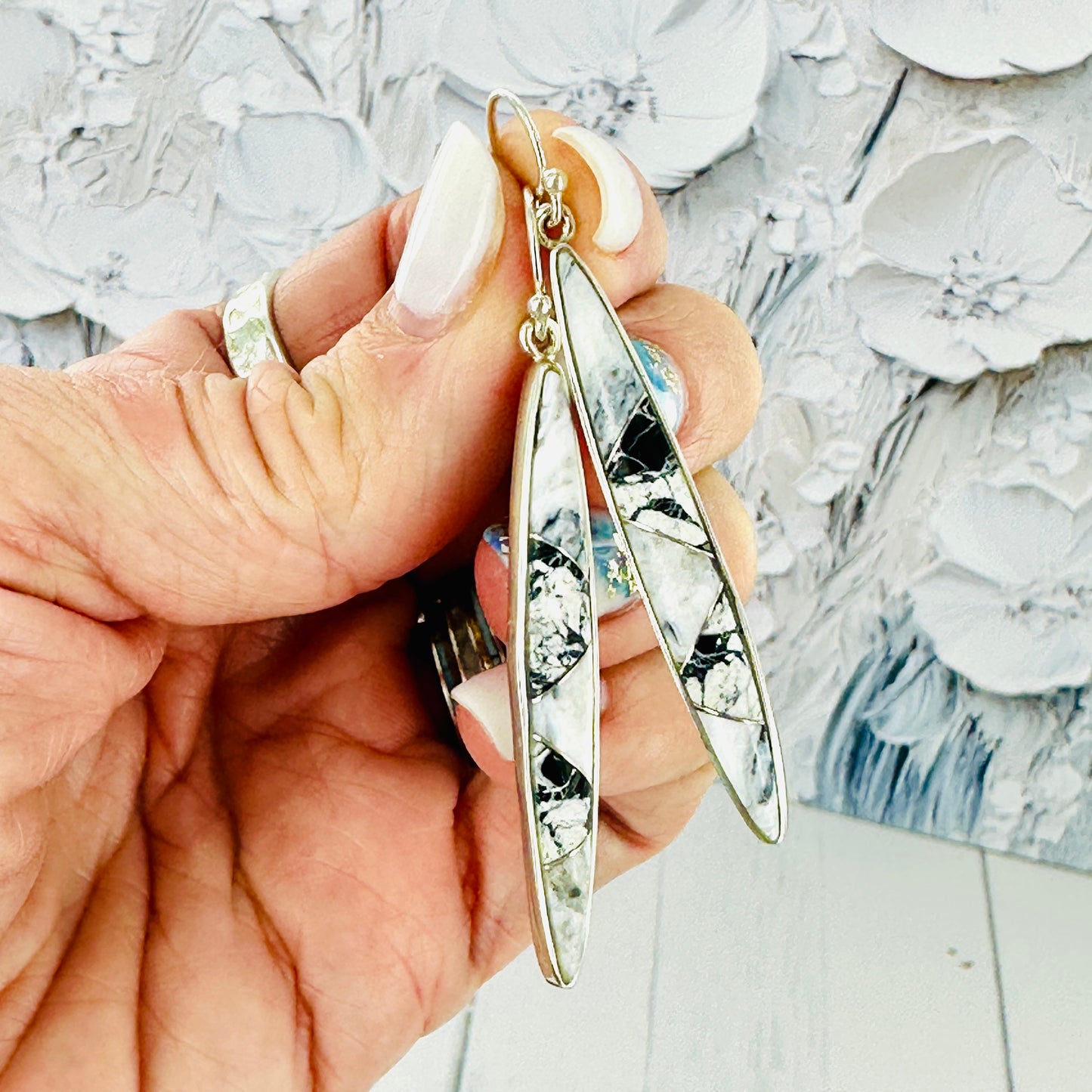 White Rain {White Buffalo} Earrings