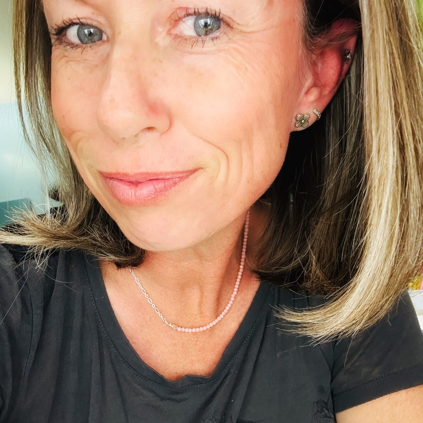 Heart On My Sleeve {pink coral} Necklace