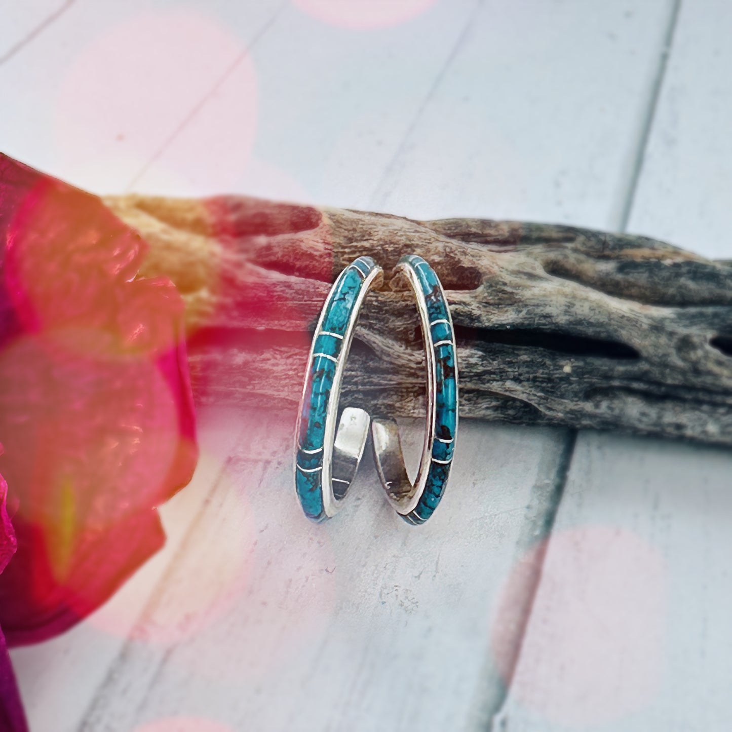 SMED Sierra Nevada turquoise Hoops