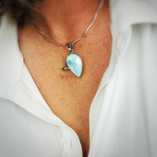 Tranquil Waters {Larimar} Pendant