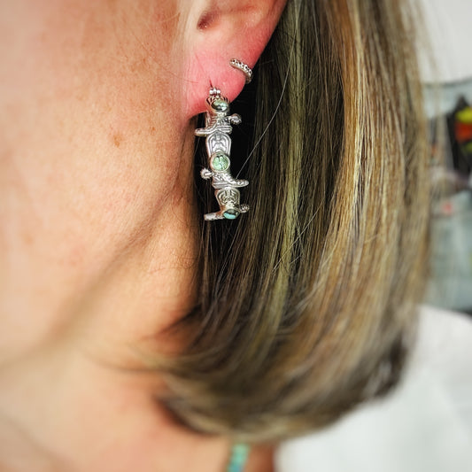 These Boots… Hoop Earrings