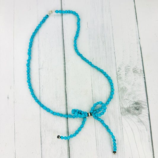 Blue Ridge Turquoise Bow Necklace