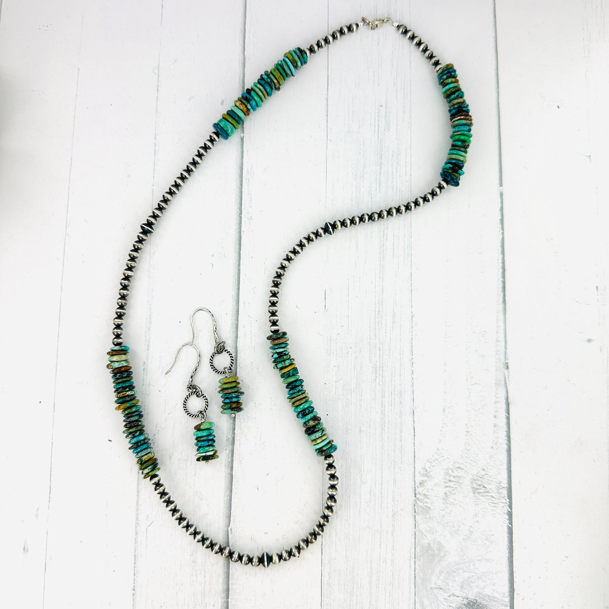 Earth & Sky {Hubei Turquoise} Necklace & Earrings Set