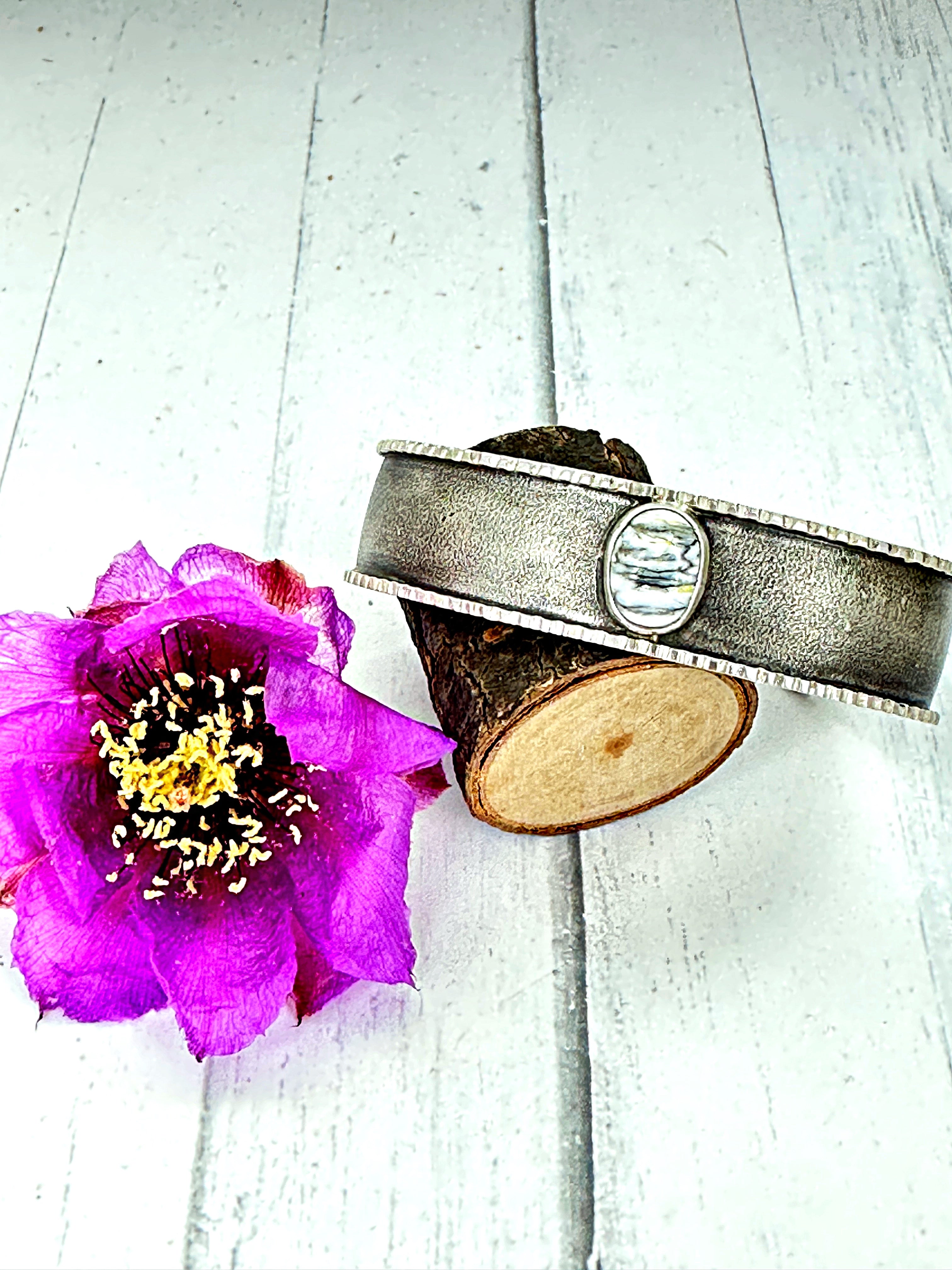 White buffalo cuff on sale bracelet