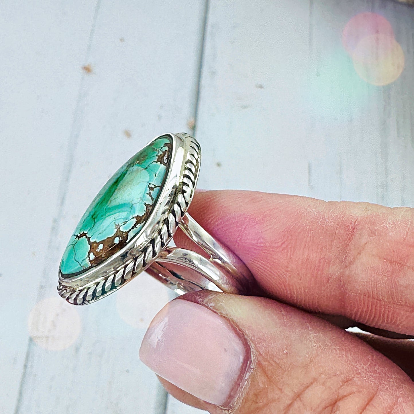 Hudson (Royston Turquoise) Ring SIZE 7