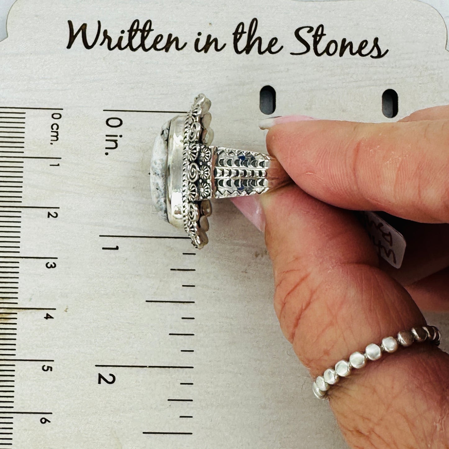 Starlit {White Buffalo} Ring