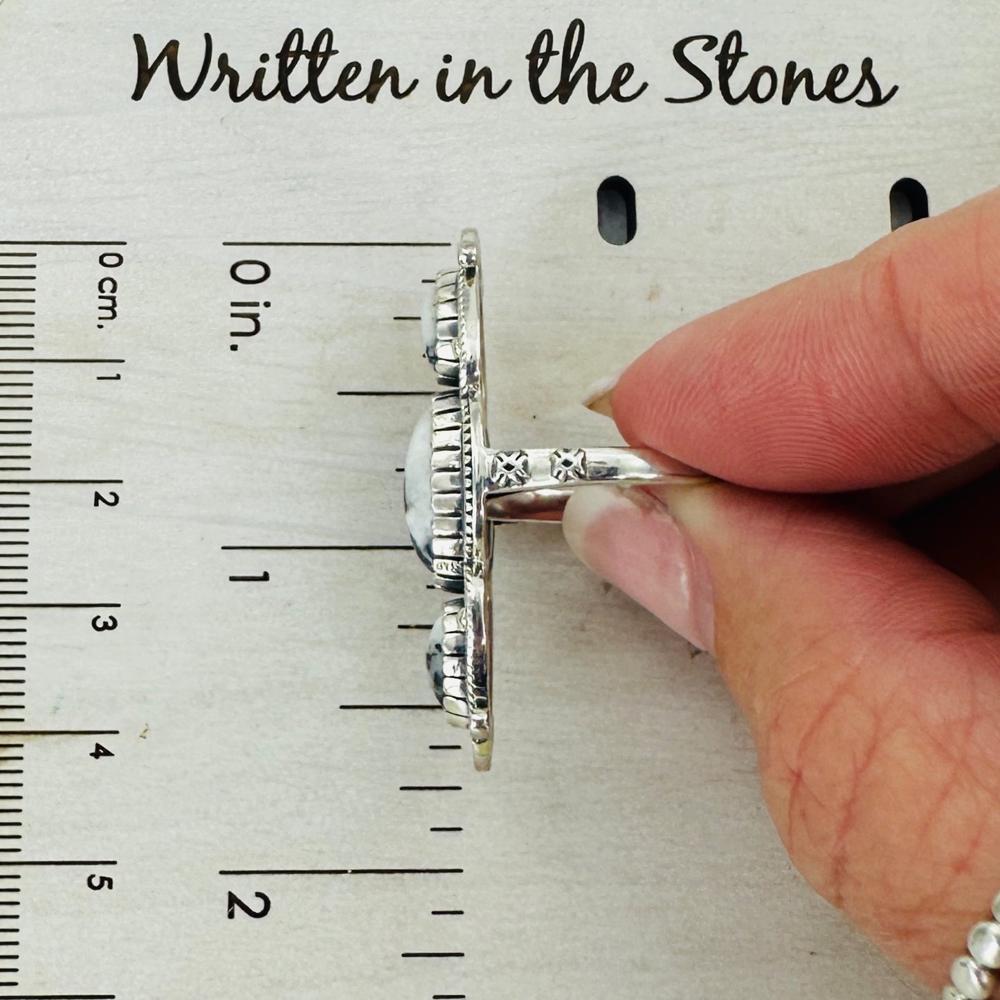 Thunderstone {White Buffalo} Ring
