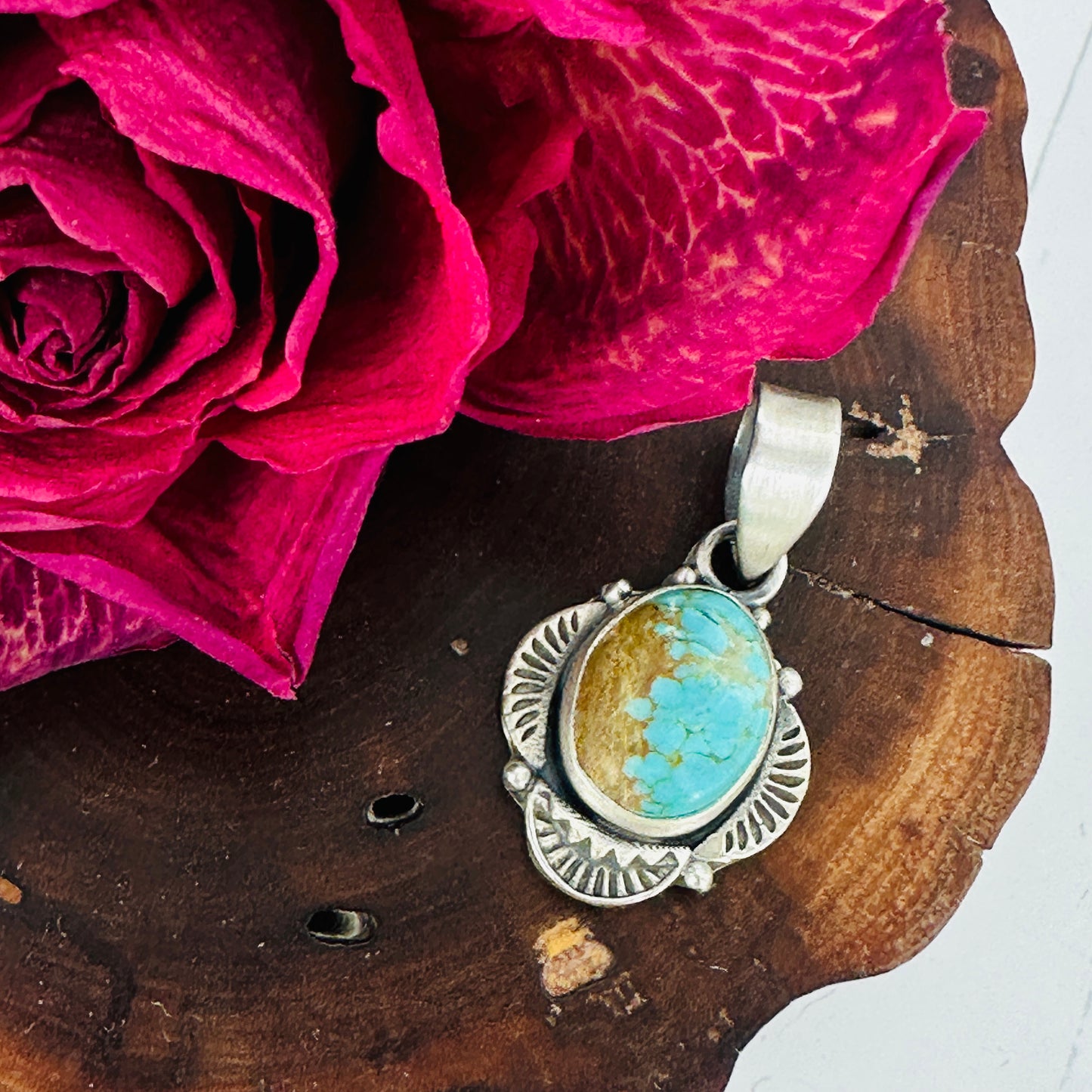 Silver Trail Pendants (turquoise)
