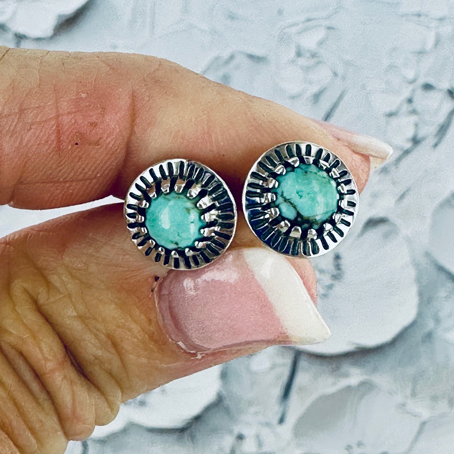 Sunburst Stud Earrings