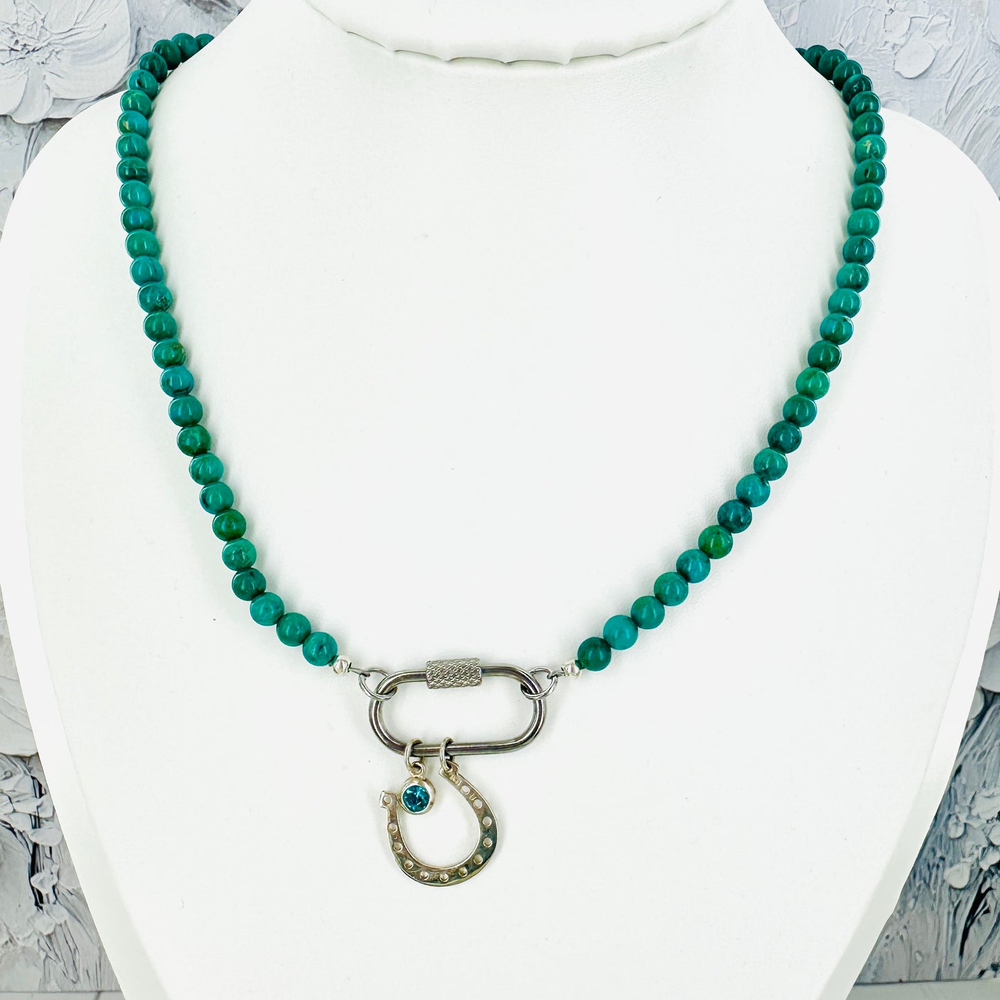 Horseshoe Carabiner Necklace