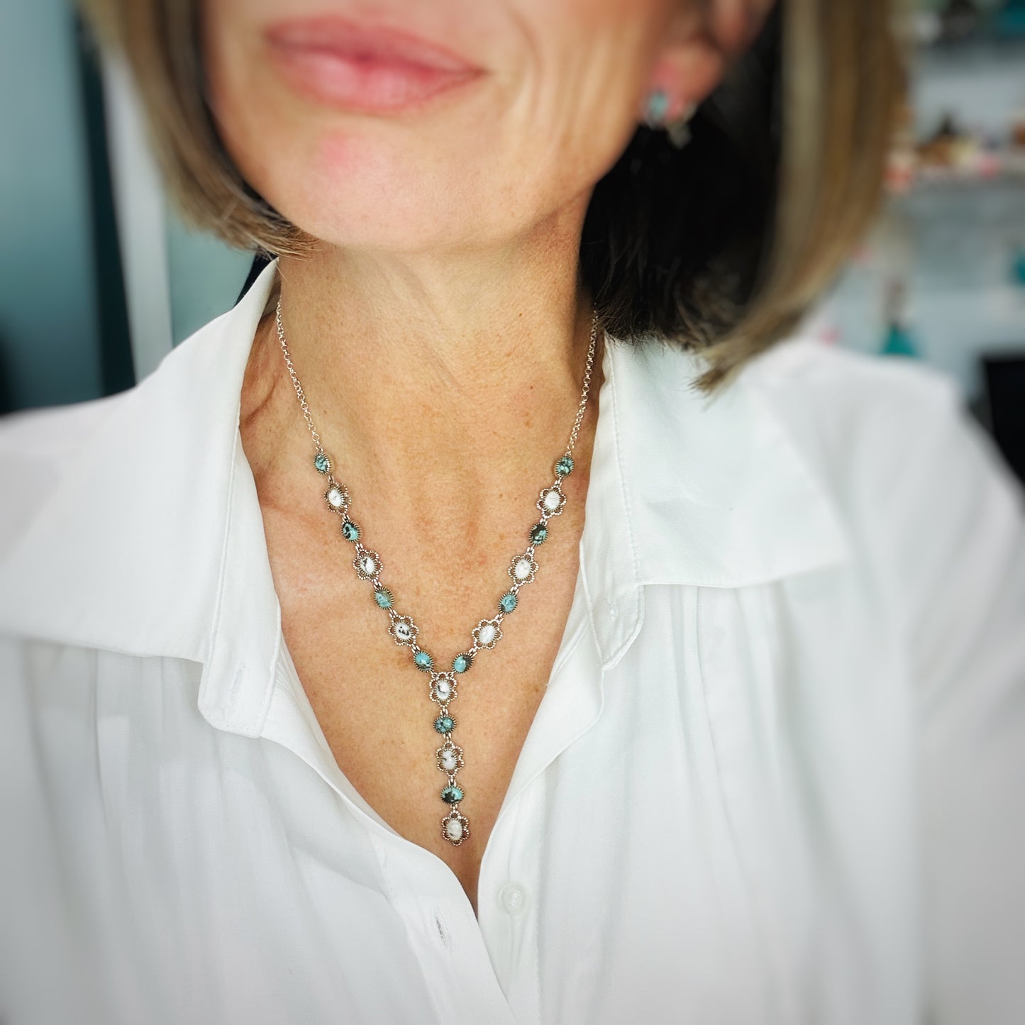 Desert Skies Lariat & Earrings
