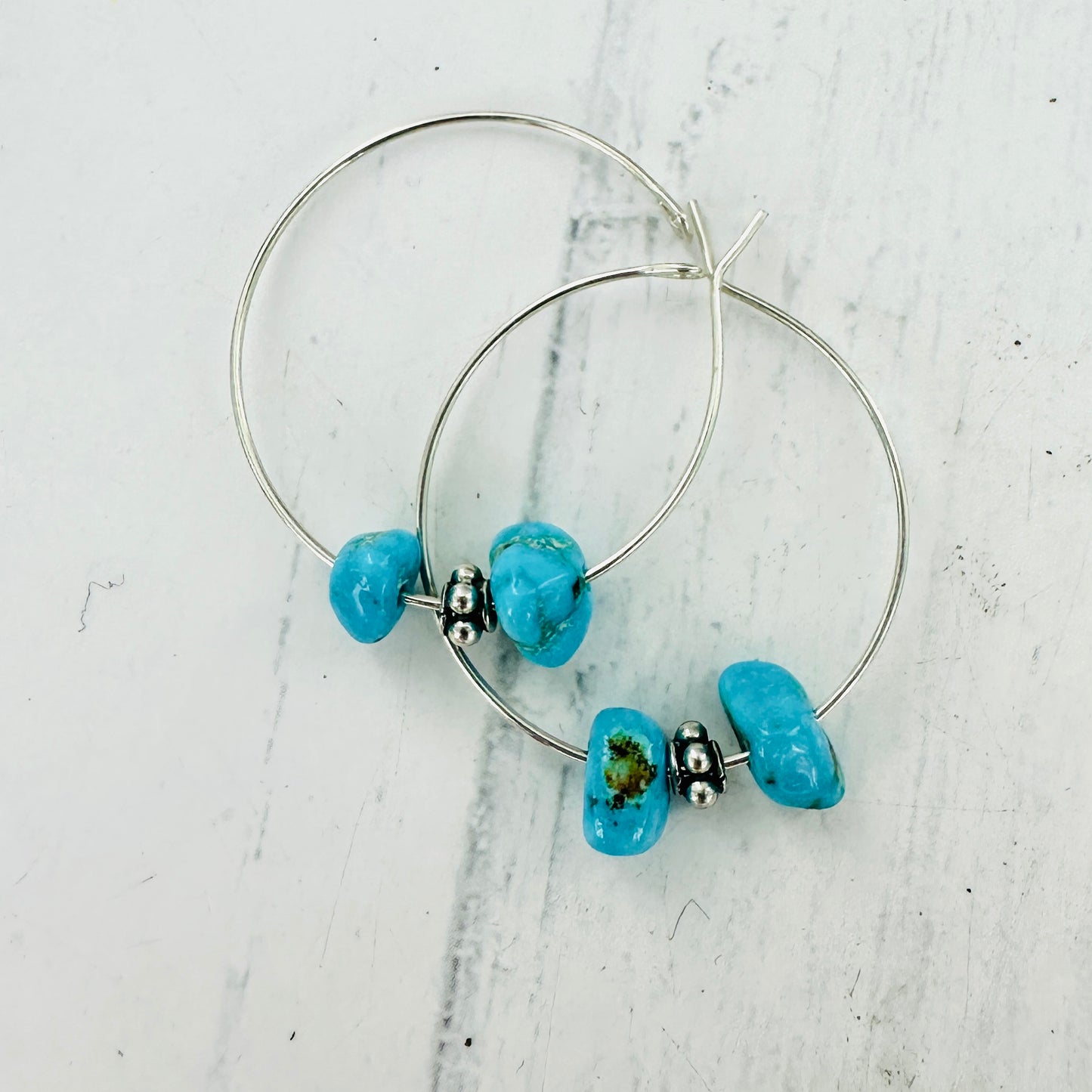 Turquoise Canyon {Sierra Nevada turquoise} Nugget Necklace Set