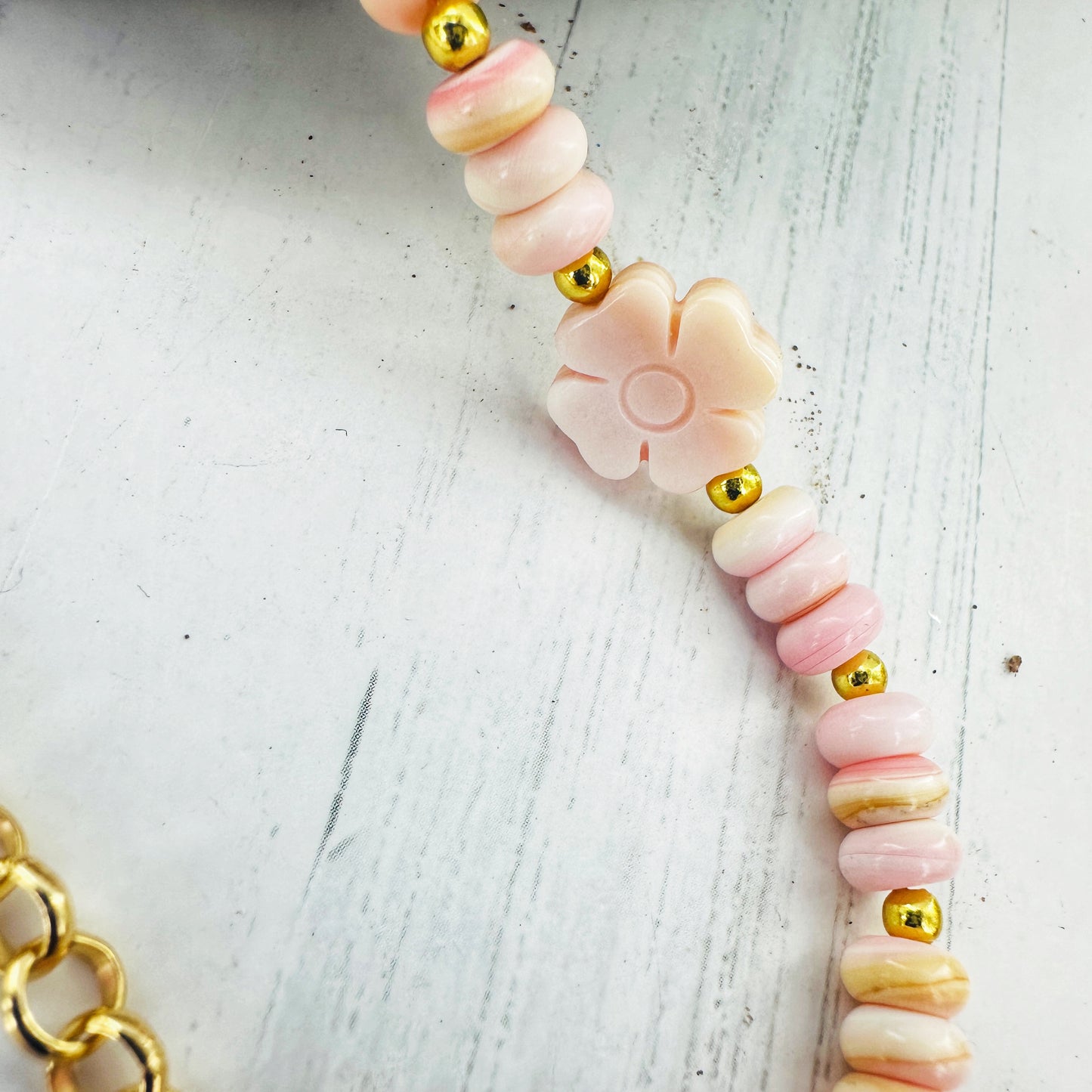 Starfish Kiss {Pink Conch} Necklace