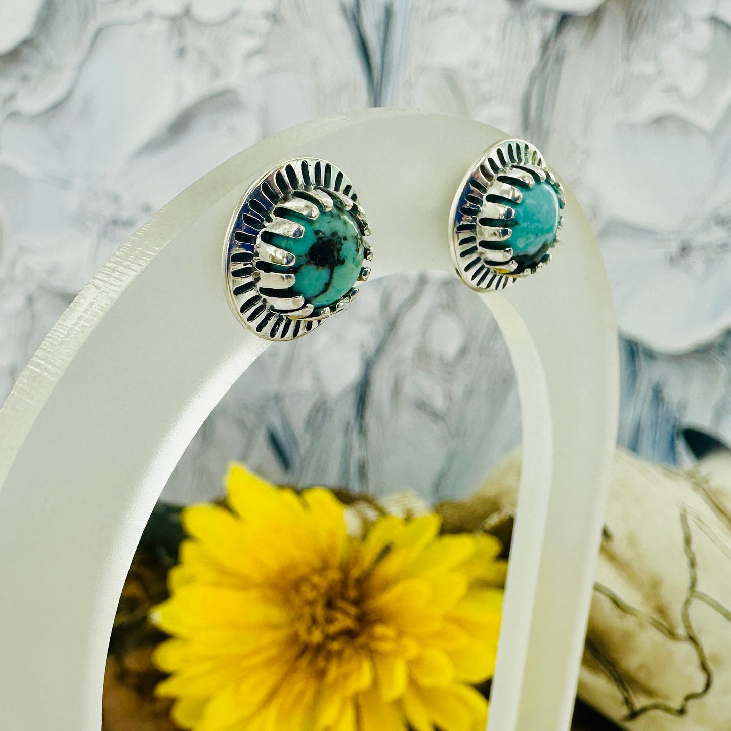 Sunburst Stud Earrings