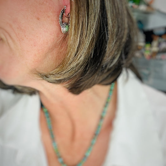 Annie Oakly Feather Earrings