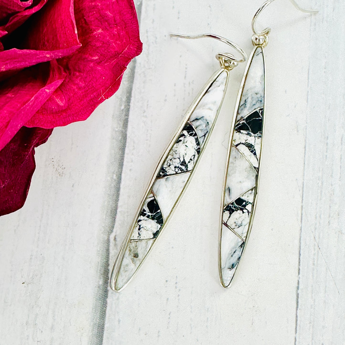 White Rain {White Buffalo} Earrings