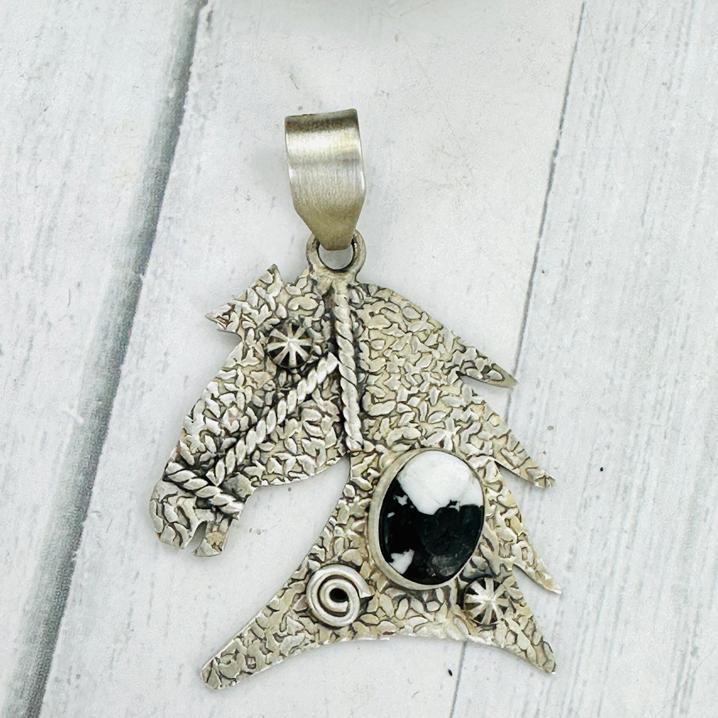 Giddy Up (White Buffalo) Pendant