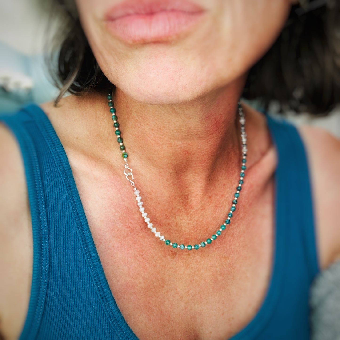 Mix It Up {turquoise & white buffalo} Necklace