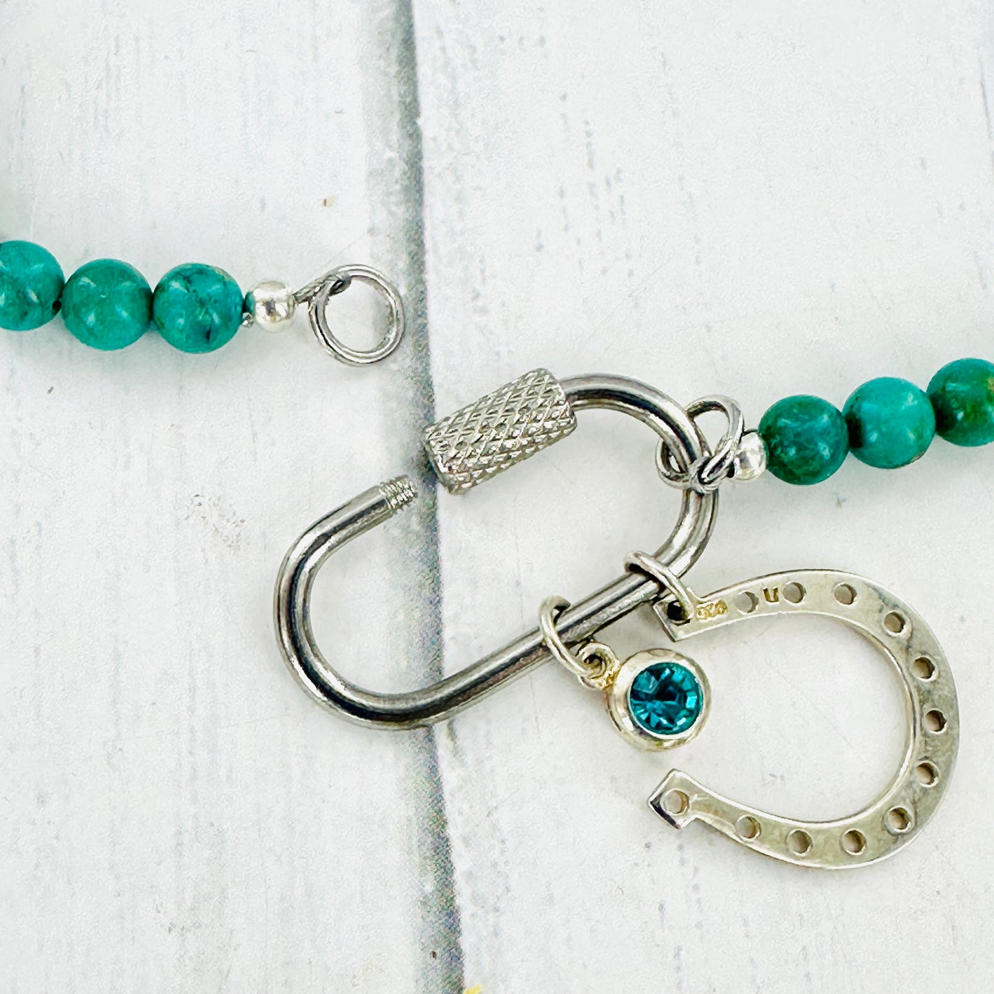 Horseshoe Carabiner Necklace